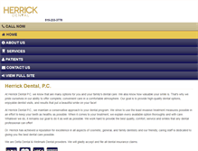 Tablet Screenshot of jeffherrickdental.com